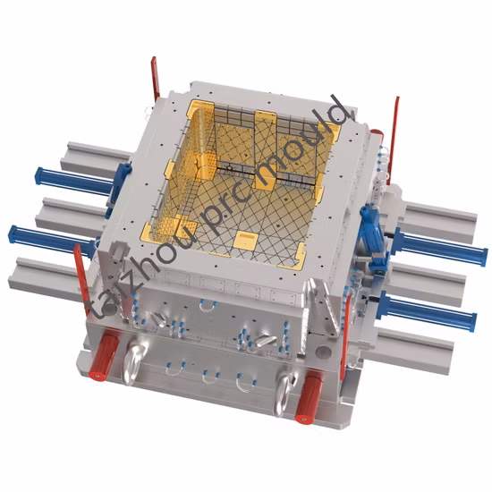 Moldeo por inyección industrial plástico modificado para requisitos particulares del cubo de basura del cajón de la caja de la plataforma
